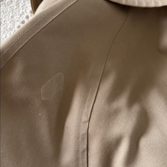 Vintage Burberry Overcoat Mens Tan Novacheck Plaid Long Checkered Trench SZ 46 - Picture 15 of 16